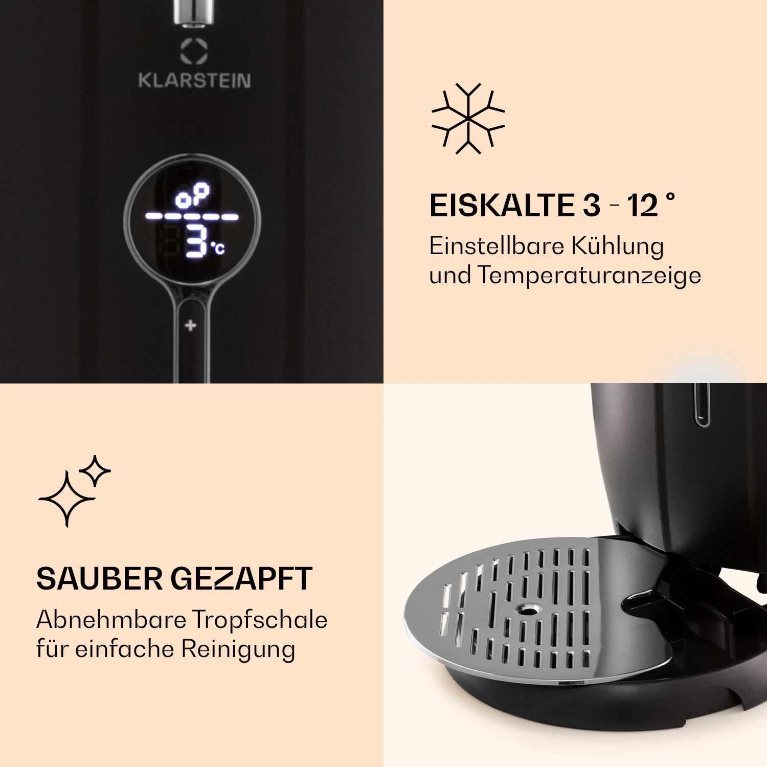 Passau Bierzapfanlage 6 L Universalfässer Druckluftpumpe 3 - 12 °C 65 W 4 Passau Bierzapfanlage 6 L Universalfässer Druckluftpumpe 3 - 12 °C 65 W – Bild 4