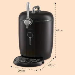Passau Bierzapfanlage 6 L Universalfässer Druckluftpumpe 3 - 12 °C 65 W 15 Passau Bierzapfanlage 6 L Universalfässer Druckluftpumpe 3 - 12 °C 65 W -Haushaltsgeräte Store 10041520 yy 0008 dimensions
