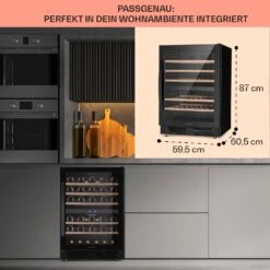 Vinovilla 50 Duo Zweizonen-Weinkühlschrank 53l 17 Fl. 3-Farben Glastür -Haushaltsgeräte Store 10041899 de 0006 usp