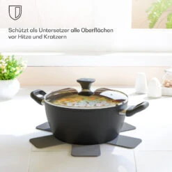 Noto Endurance Filz-Set 5 Stck. Sternförmig Sehr Weich Für Töpfe & Pfannen Ø38 Cm -Haushaltsgeräte Store 10045021 de 0003 usp
