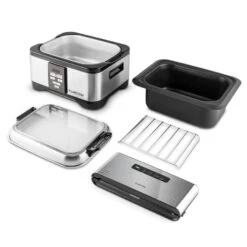Tastemaker Foodlocker Sous-vide Set Schongarer Slow Cooker 6l 550 W -Haushaltsgeräte Store 60001605 yy 0006 front Klarstein Tastemaker Foodlocker Sous vide Set reedit