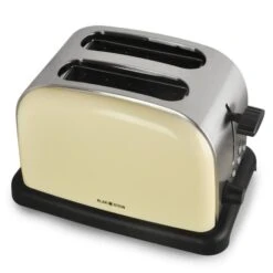 Aquavita Frühstücksset Creme Wasserkocher Toaster Creme -Haushaltsgeräte Store 60001826 yy 0004 titel title 2 toaster klarstein creme