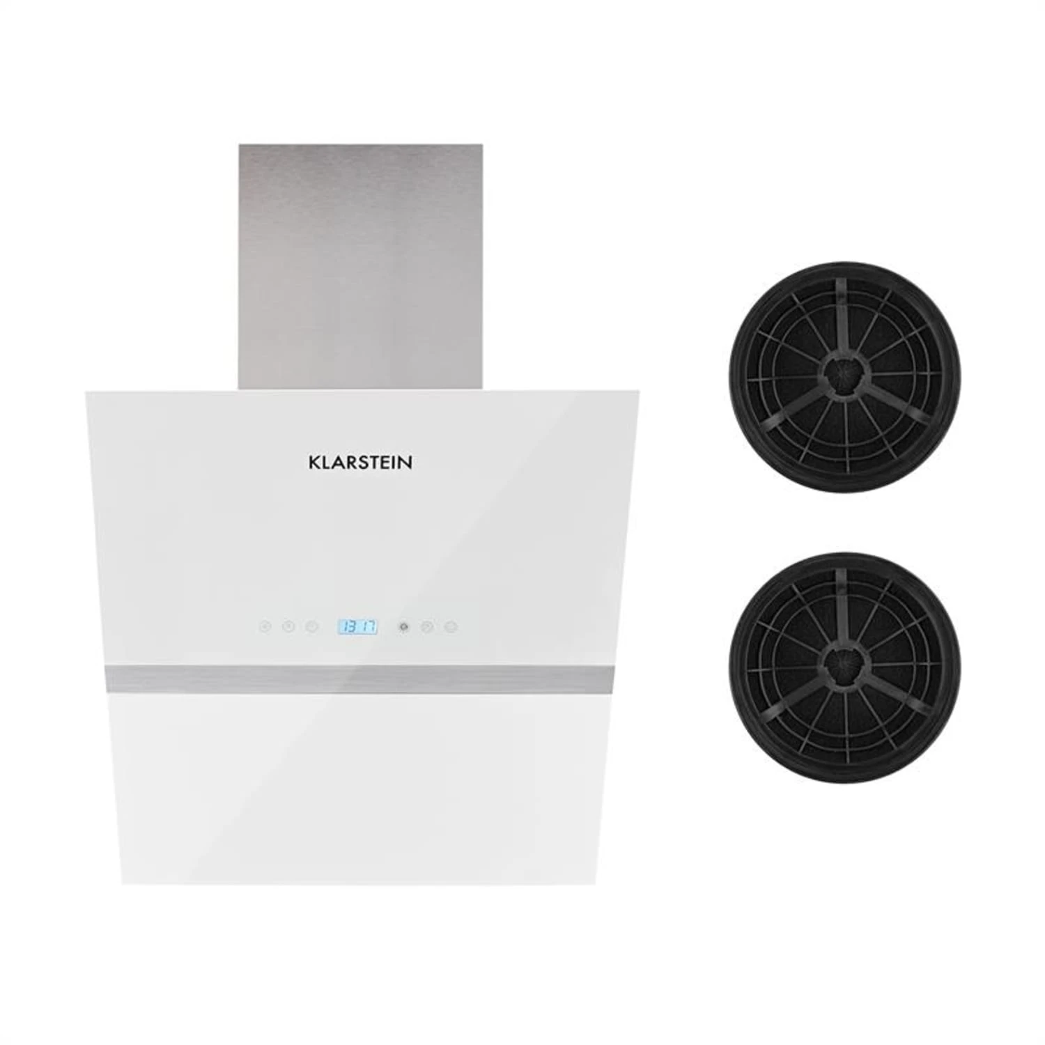 Aurea VII Dunstabzugshaube Umluftset 60cm Aktivkohlefilter Weiß 1 Aurea VII Dunstabzugshaube Umluftset 60cm Aktivkohlefilter Weiß