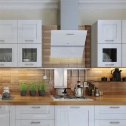 Aurea VII Dunstabzugshaube Umluftset 60cm Aktivkohlefilter Weiß 12 Aurea VII Dunstabzugshaube Umluftset 60cm Aktivkohlefilter Weiß -Haushaltsgeräte Store 60002224 yy 0003 ambient Klarstein Aurea VII Abzugshaube 60cm reedit