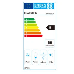 Aurica Dunstabzugshaube Umluftset 60cm Aktivkohlefilter Schwarz -Haushaltsgeräte Store 60002284 energy label