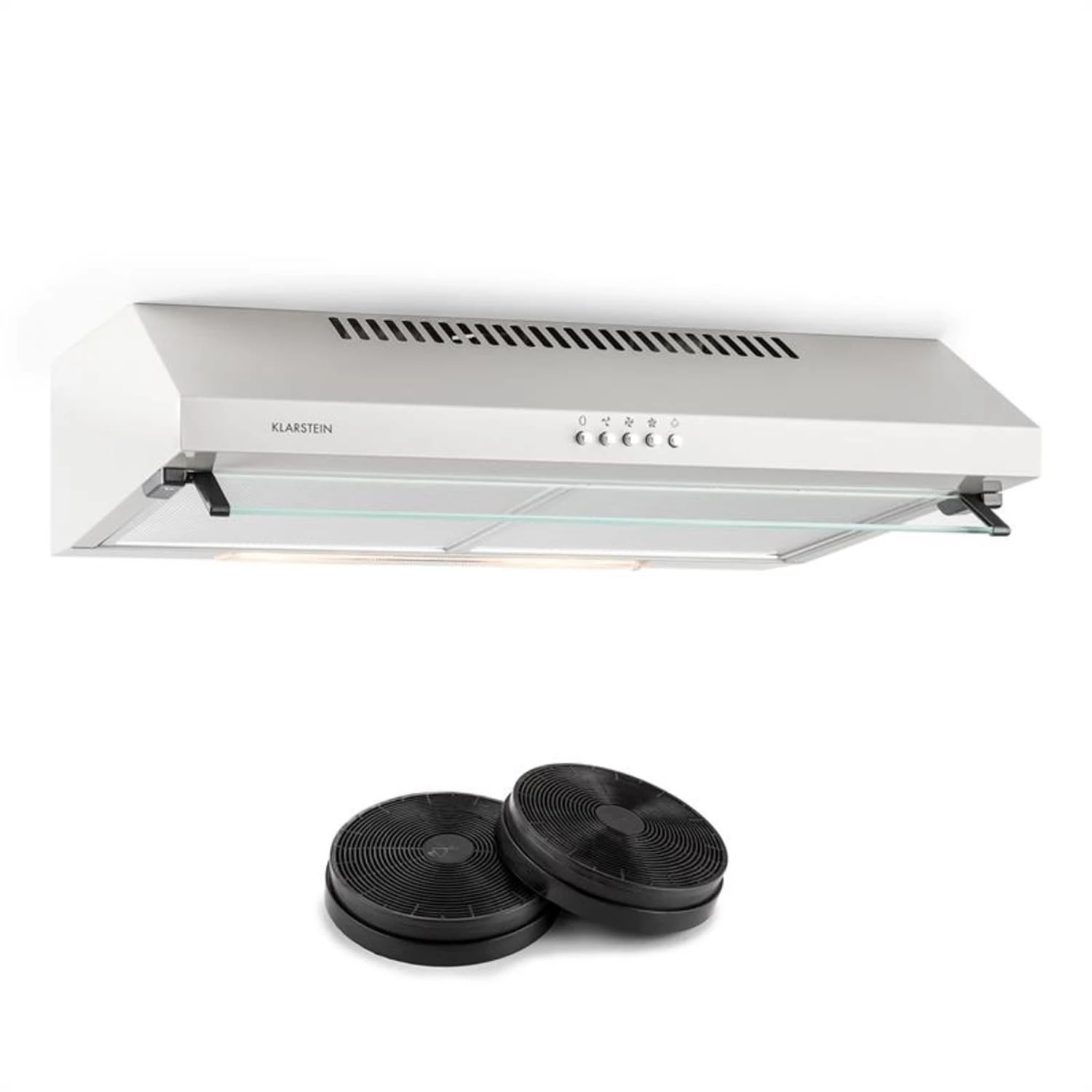 Purista Dunstabzugshaube Umluftset 60cm 190 M³/h 2 Aktivkohlefilter 1 Purista Dunstabzugshaube Umluftset 60cm 190 M³/h 2 Aktivkohlefilter