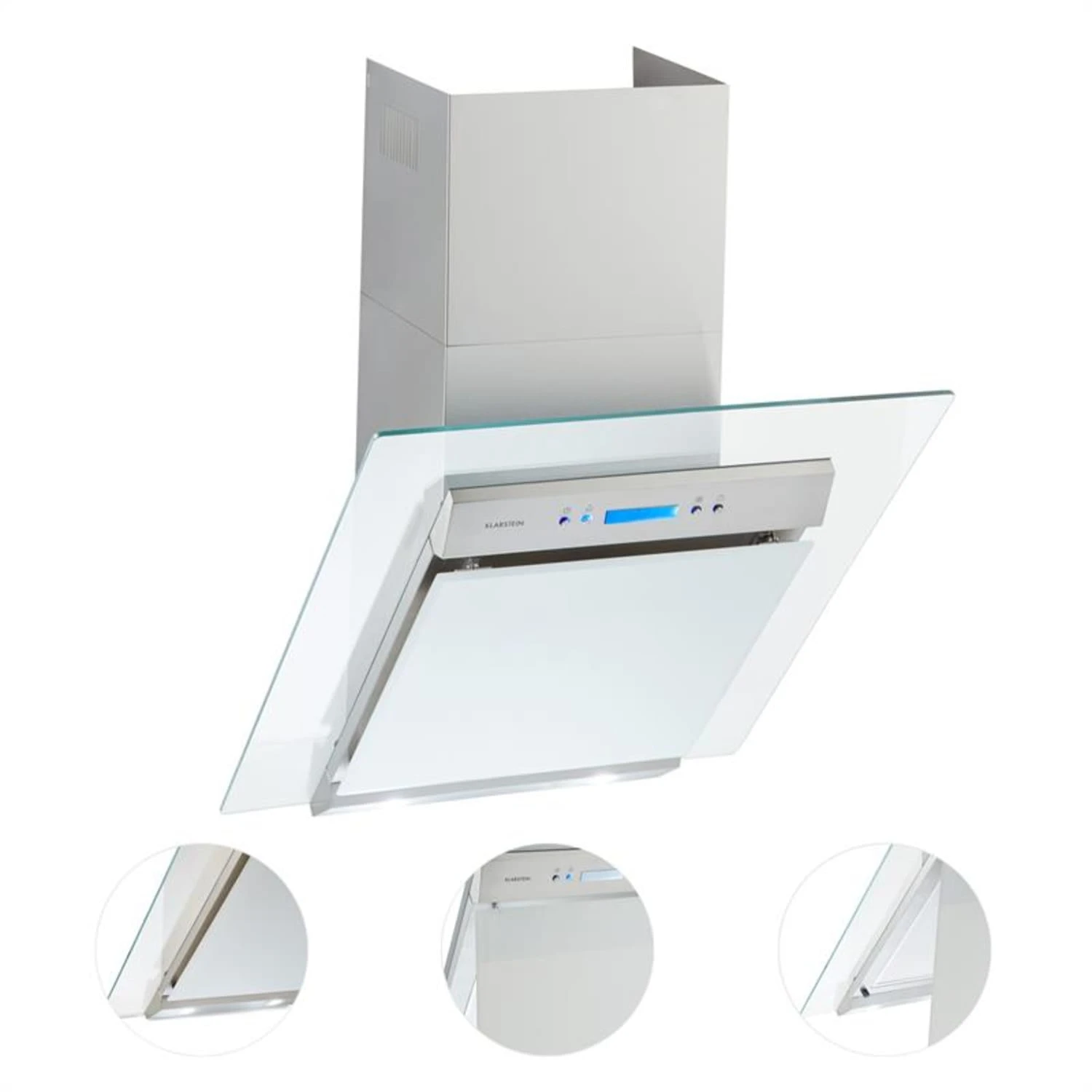 Skycook Dunstabzugshaube Umluftset 60cm 640m³/h Glas Edelstahl 5 Skycook Dunstabzugshaube Umluftset 60cm 640m³/h Glas Edelstahl – Bild 5