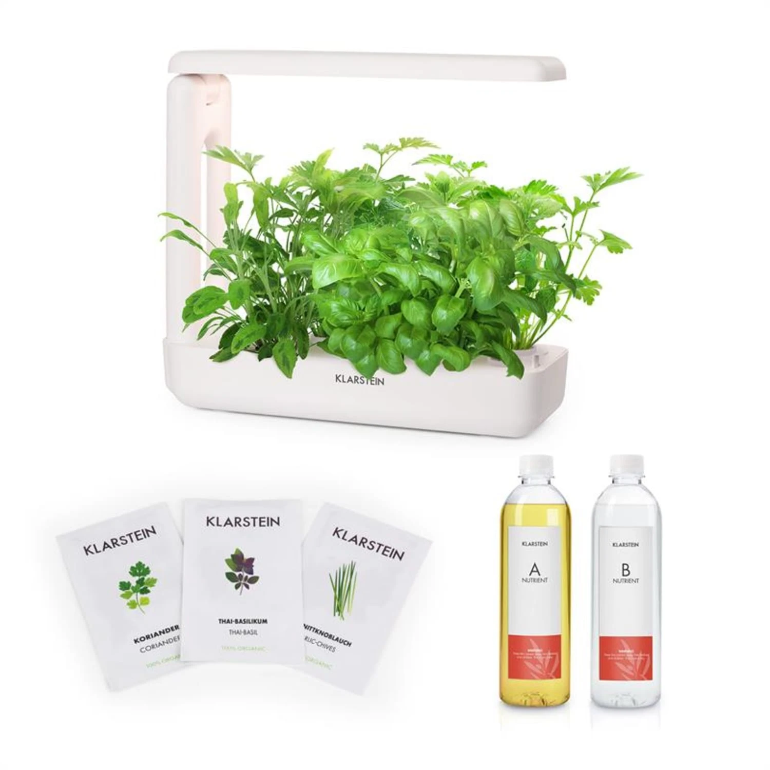 GrowIt Cuisine Starter Kit Asia 12 Pflanzen 25W LED 2Ltr Asia-Seeds Nährlösung 1 GrowIt Cuisine Starter Kit Asia 12 Pflanzen 25W LED 2Ltr Asia-Seeds Nährlösung