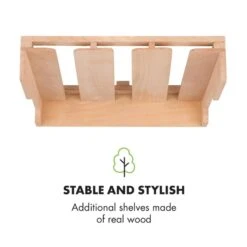 Barossa 77 Duo Weinkühlschrank-Set 2 Zonen 191L/77Fl. Weinglasregal 16 Barossa 77 Duo Weinkühlschrank-Set 2 Zonen 191L/77Fl. Weinglasregal -Haushaltsgeräte Store 60002418 yy 0011 logo Klarstein Barossa 77D Weinglas Regal