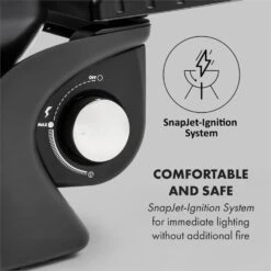 Parforce One 3,5kW 12000BTU 300°C SNJS Gasschlauch Schwarz 17 Parforce One 3,5kW 12000BTU 300°C SNJS Gasschlauch Schwarz -Haushaltsgeräte Store 60002427 yy 0008 logo Klarstein Parforce One Gasgrill 12000BTU schwarz