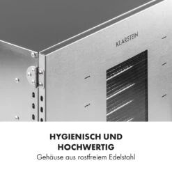 Master Jerky 16 Dörrautomat + Fleischhaken Set 1500W 40-90 °C 15h-Timer Edelstahl Silber -Haushaltsgeräte Store 60002668 de 0007 logo