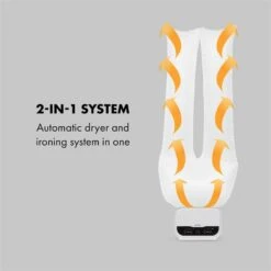 ShirtButler Pro Automatisches Trocknersystem Hemd & Hose 1200 W 2-in-1 70 °C Timer Weiß -Haushaltsgeräte Store 60002669 yy 0003 logo Klarstein ShirtButler Pro Trocknersystem weiss