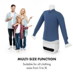 ShirtButler Pro Automatisches Trocknersystem Hemd & Hose 1200 W 2-in-1 70 °C Timer Weiß -Haushaltsgeräte Store 60002669 yy 0005 logo Klarstein ShirtButler Pro Ersatz Shirt