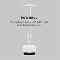 ShirtButler Pro Automatisches Trocknersystem Hemd / Hose / Schuhe 1200W 2-in-1 70°C Timer Weiß -Haushaltsgeräte Store 60002670 yy 0008 logo Klarstein ShirtButler Pro Trocknersystem weiss